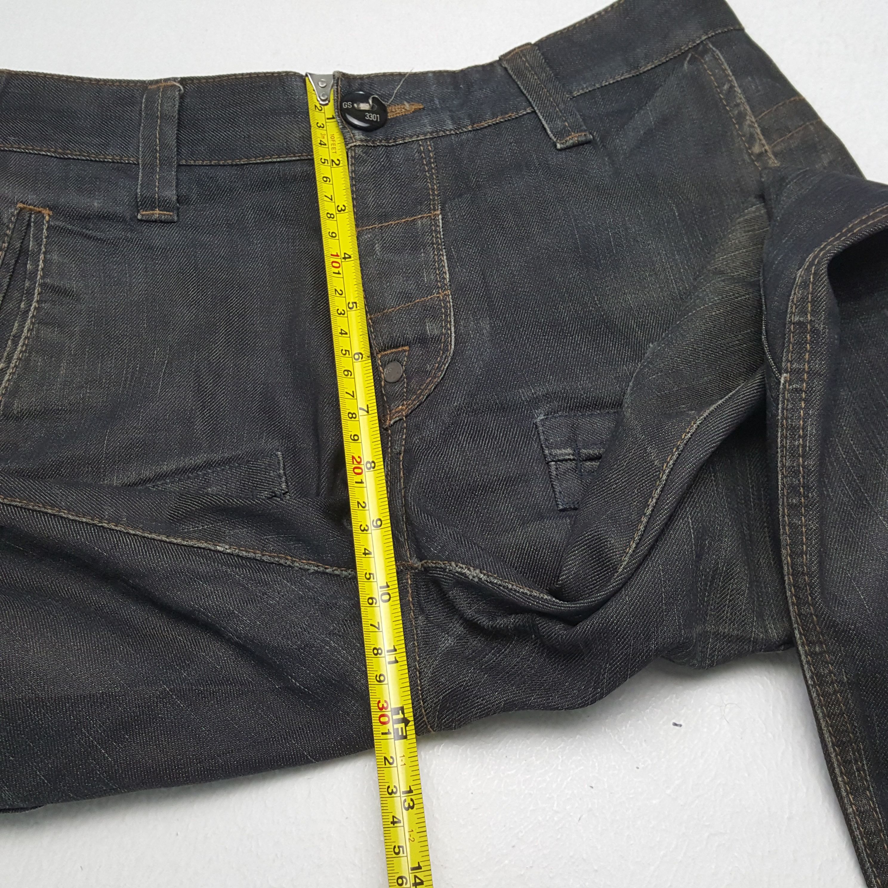 G-Star × Vintage G-STAR RAW Rare Design Fashion Style Jeans Size US 32 / EU 48 - 8 Thumbnail