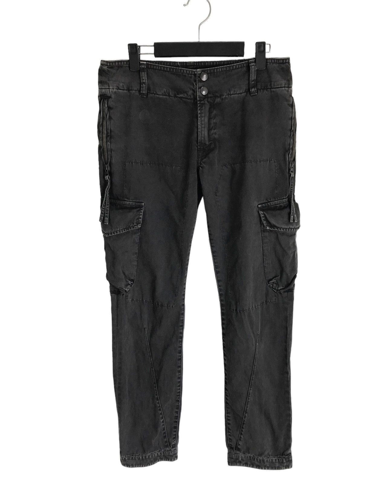 Hysteric Glamour Japanese Brand Rna Waxed Zipper Hem Cargo Pant Size US 30 / EU 46 - 2 Thumbnail