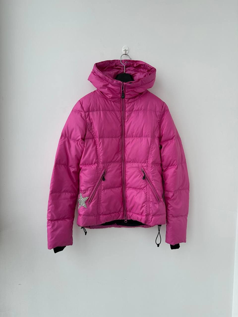 JET SET Jet Set Stars Down Hooded Puffer Ski Pink Jacket Women’s Size XS / US 0-2 / IT 36-38 - 1 Preview