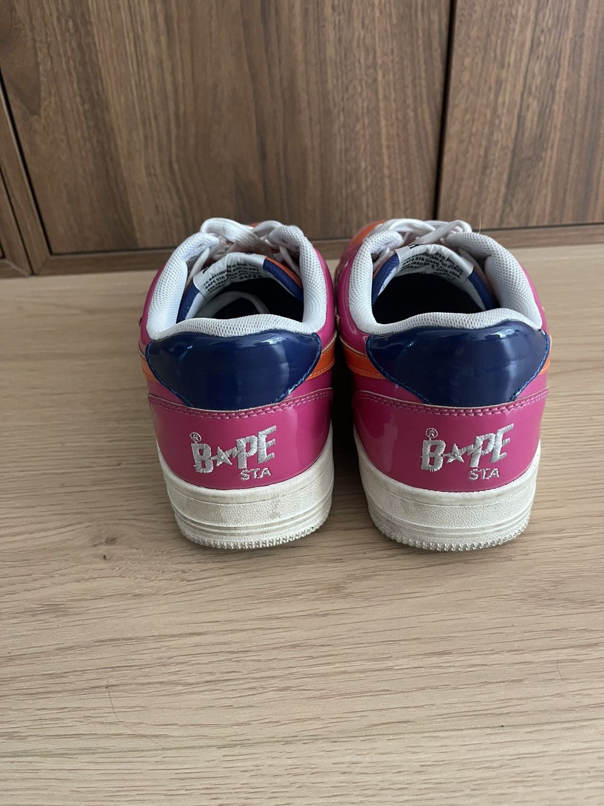 Bape Bapesta Patent Leather Sneaker Size US 8.5 / EU 41-42 - 4 Thumbnail