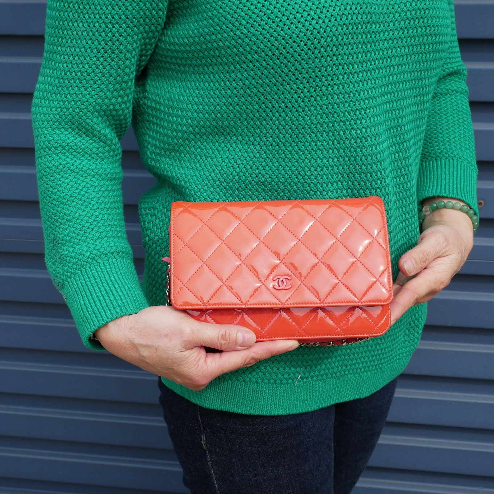 Chanel Chanel Quilted Patent Leather Wallet-on-Chain Bag Size ONE SIZE - 3 Thumbnail