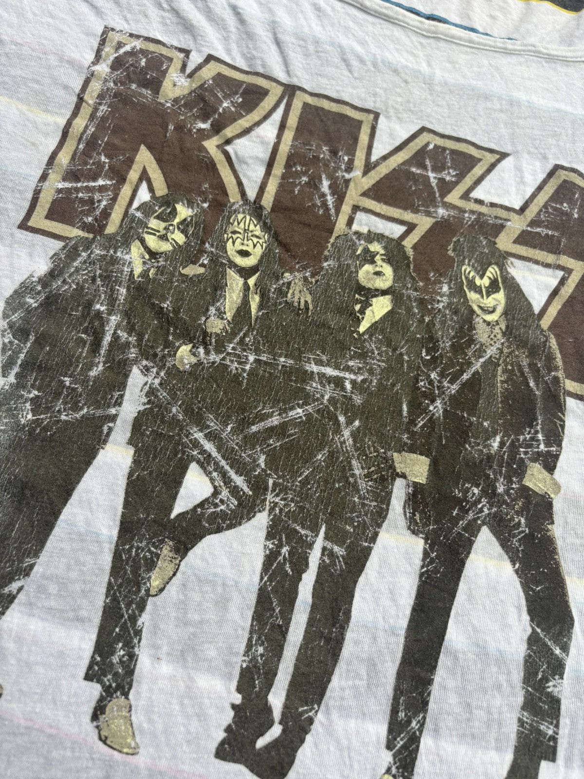Japanese Brand Y2k Good rock speed Kiss band punk style Longsleeve Size ONE SIZE - 3 Thumbnail