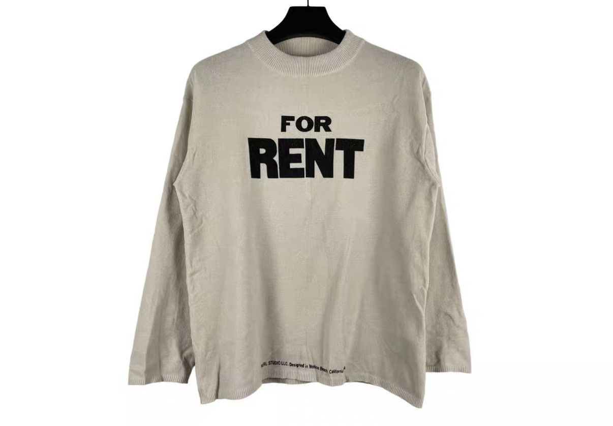 ERL ERL "For Rent" Logo Knit Sweater J31 Size US L / EU 52-54 / 3 - 1 Thumbnail