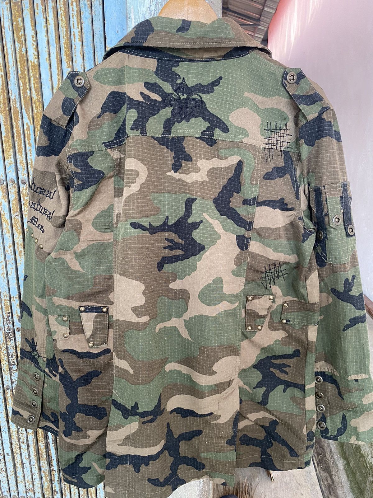 Japanese Brand Vintage Tactical Acid Jazz Men Camo Jacket Size US L / EU 52-54 / 3 - 7 Thumbnail