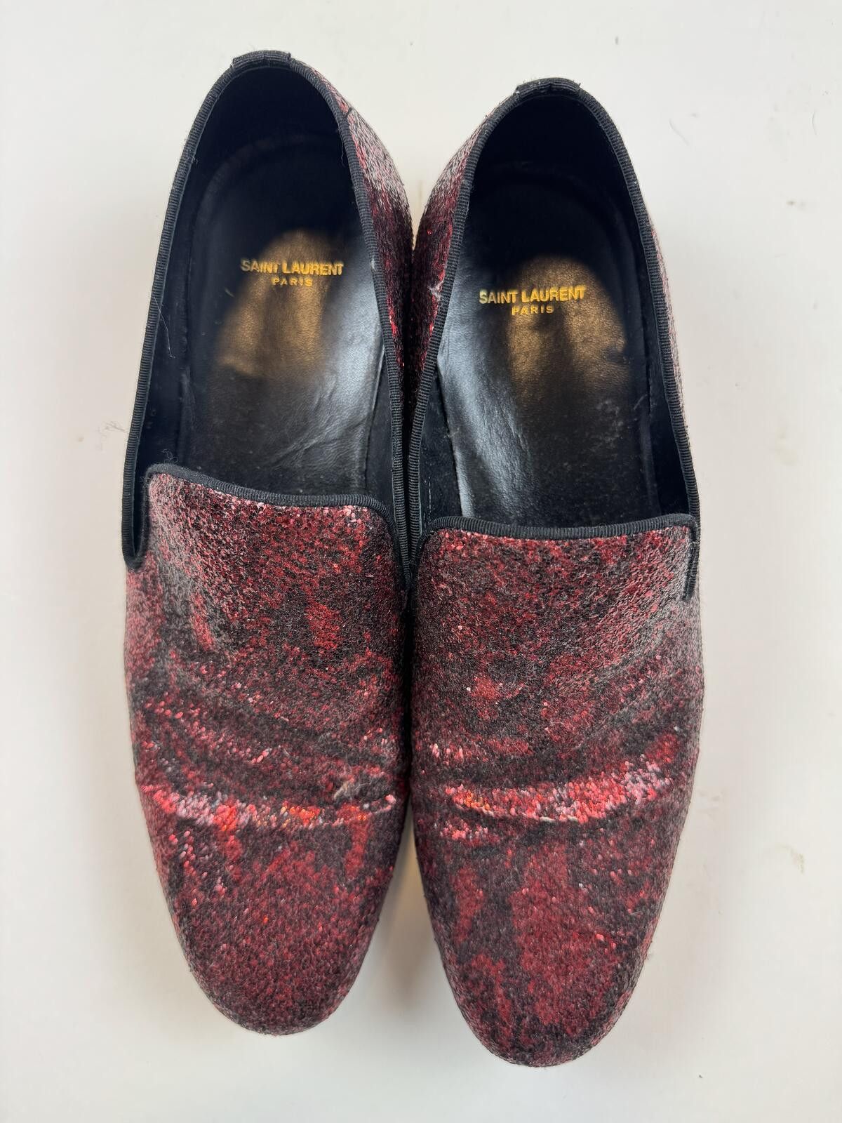 Saint Laurent Paris Saint Laurent Python Glitter Loafer Size US 9.5 / EU 42-43 - 4 Thumbnail