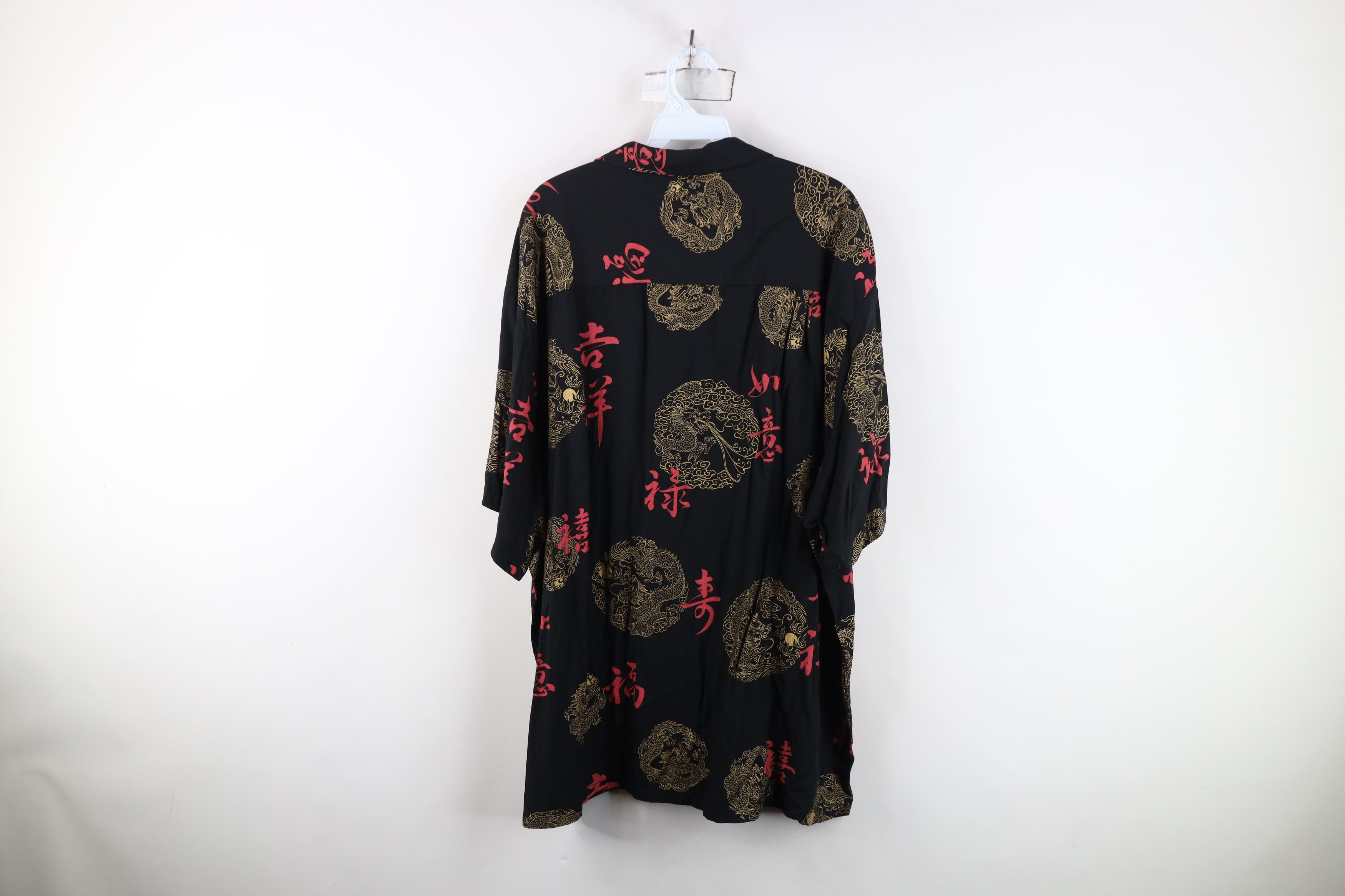 Vintage Vintage 90s Streetwear Dragon Hawaiian Button Shirt USA Size US XXL / EU 58 / 5 - 12 Thumbnail