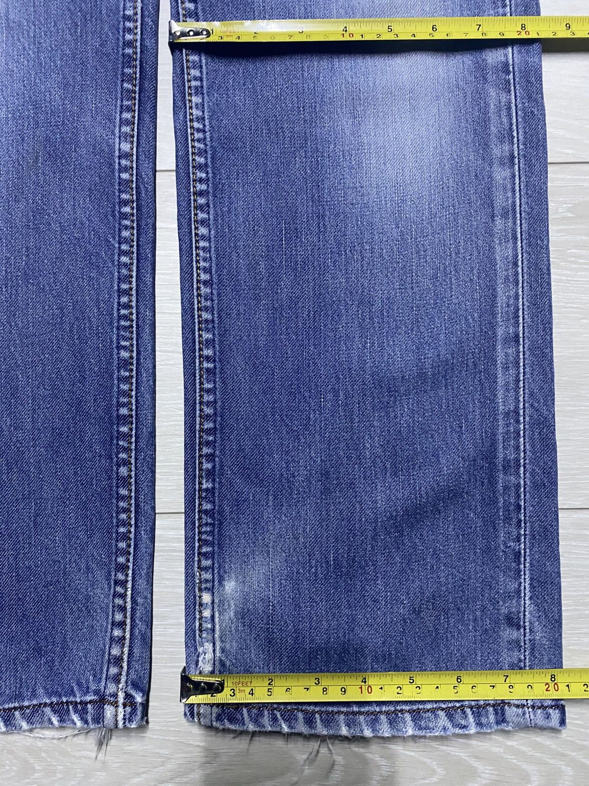 Levi's Vintage Levis 504 Blue Wash Loose Jeans Size US 28 / EU 44 - 15 Thumbnail