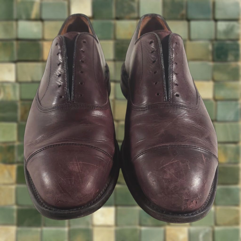 Allen Edmonds Allen Edmonds Park Avenue Cap-toe Oxford Dress Shoe Dark Chili Calfskin 11.5 D Mens Shoes Brown Oxford Cap Toe Dress Shoe Park Avenue 11.5 D Mens Size US L / EU 52-54 / 3 - 1 Thumbnail