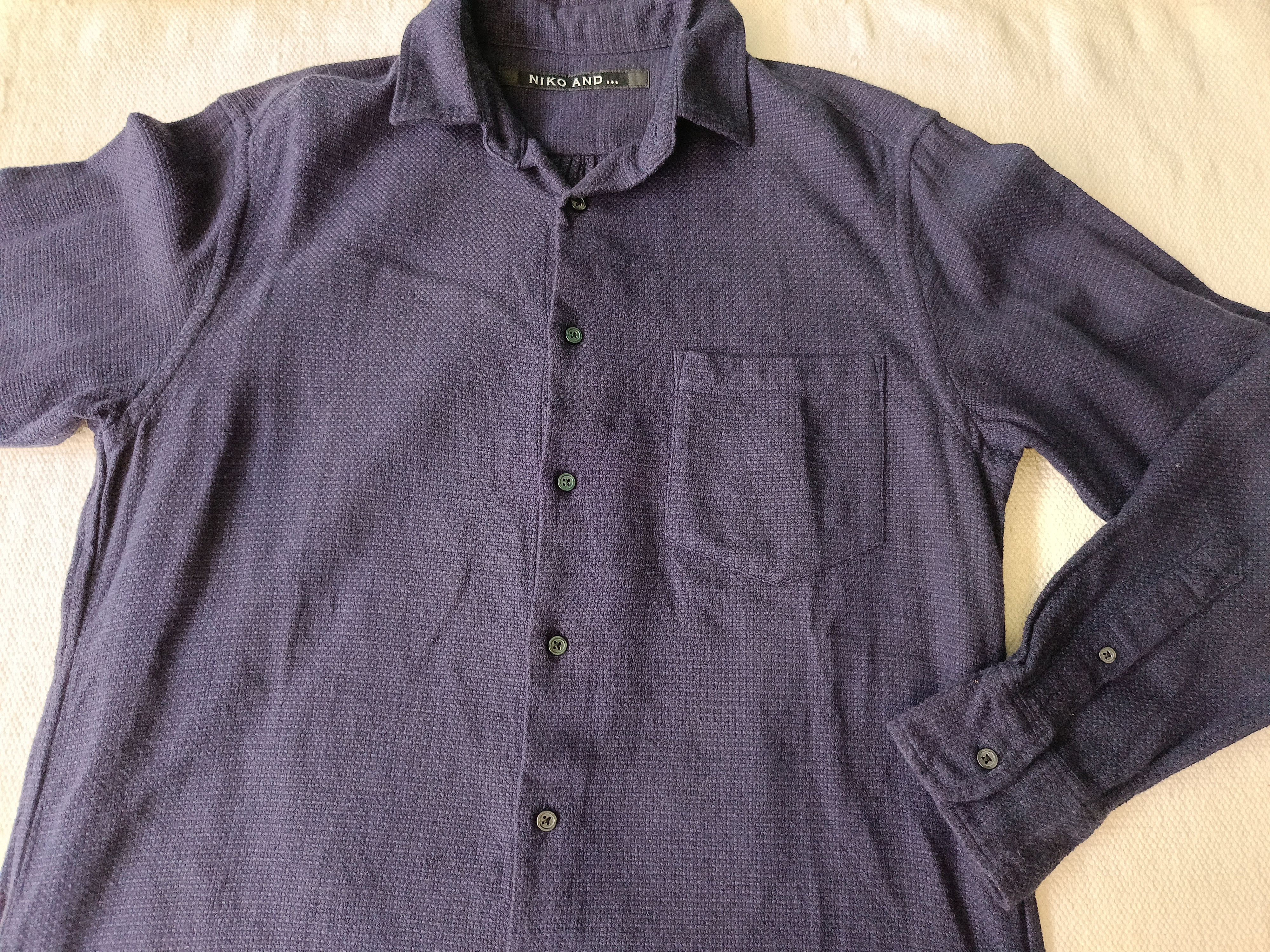 Japanese Brand Niko and ... navy blue medium shirt Size US M / EU 48-50 / 2 - 13 Thumbnail
