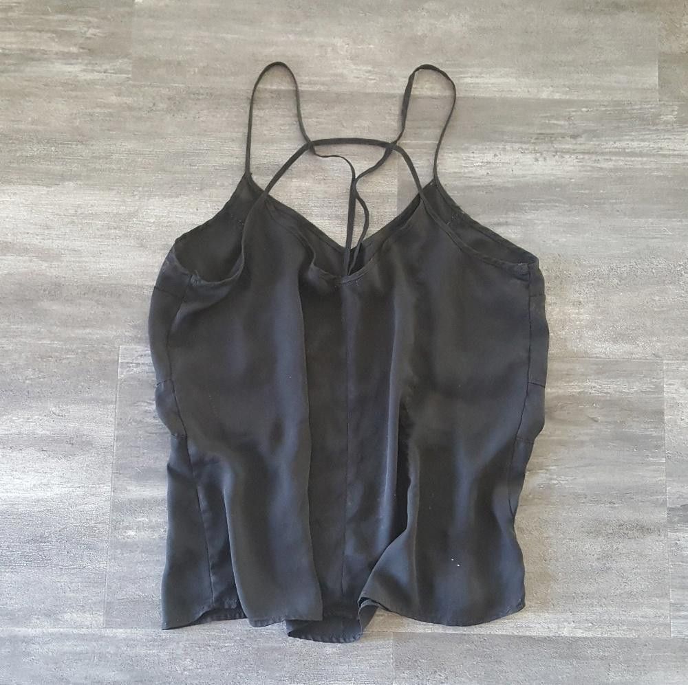 Designer Black Gold Detailed Russe Dressy Blouse Size L / US 10 / IT 46 - 2 Thumbnail