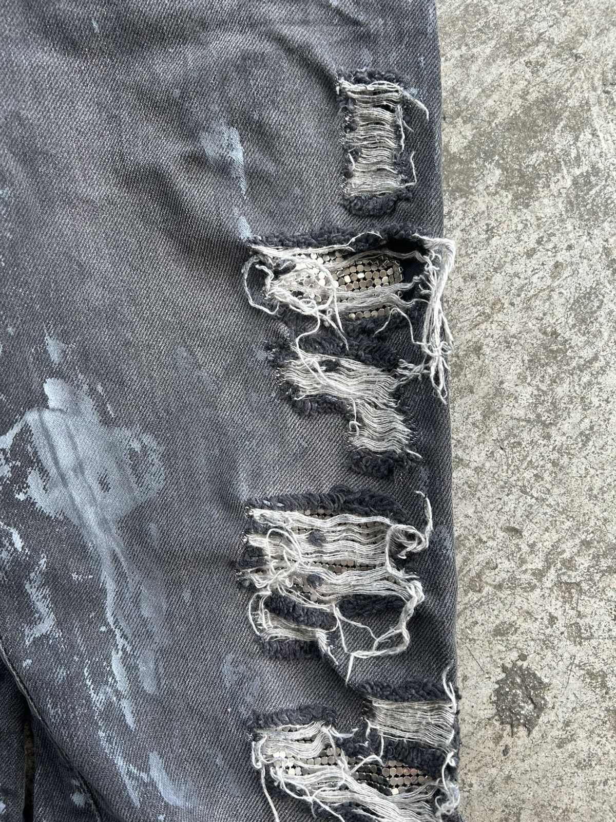 Decarnin Balmain SS10 Chainmail Jeans