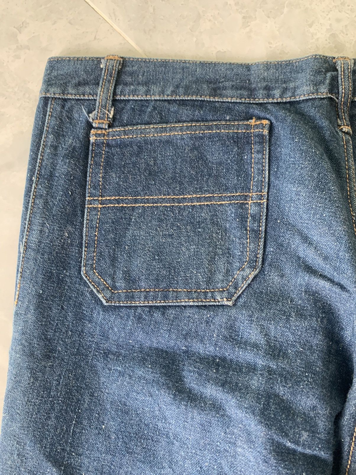 Japanese Brand × Sugar Cane × Vintage Vintage 70s Canton X West Flared denim Size US 34 / EU 50 - 13 Thumbnail