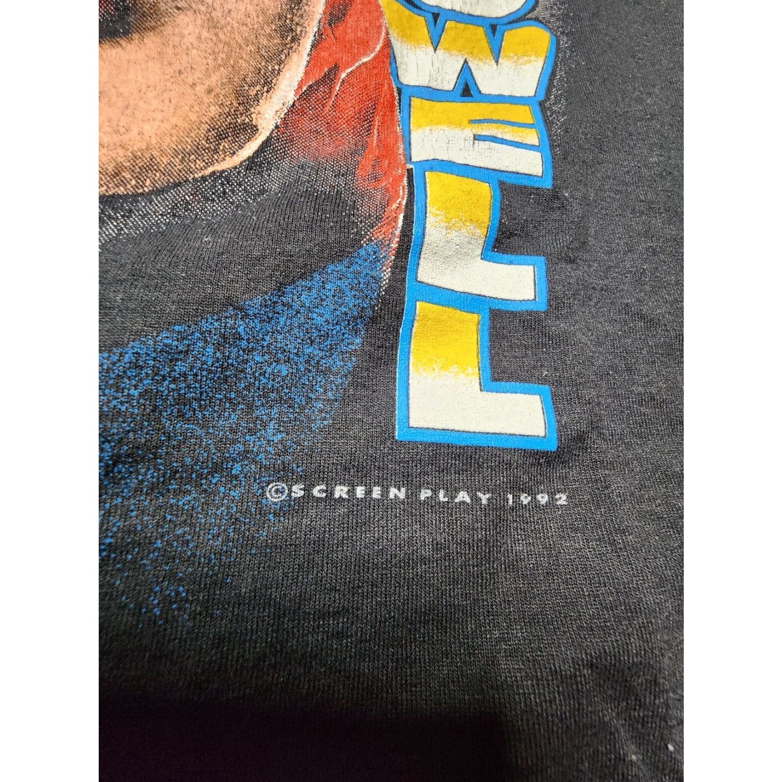 Vintage VINTAGE Ronnie McDowell 1992 Graphic T Shirt Mens Large Black Size US L / EU 52-54 / 3 - 3 Thumbnail