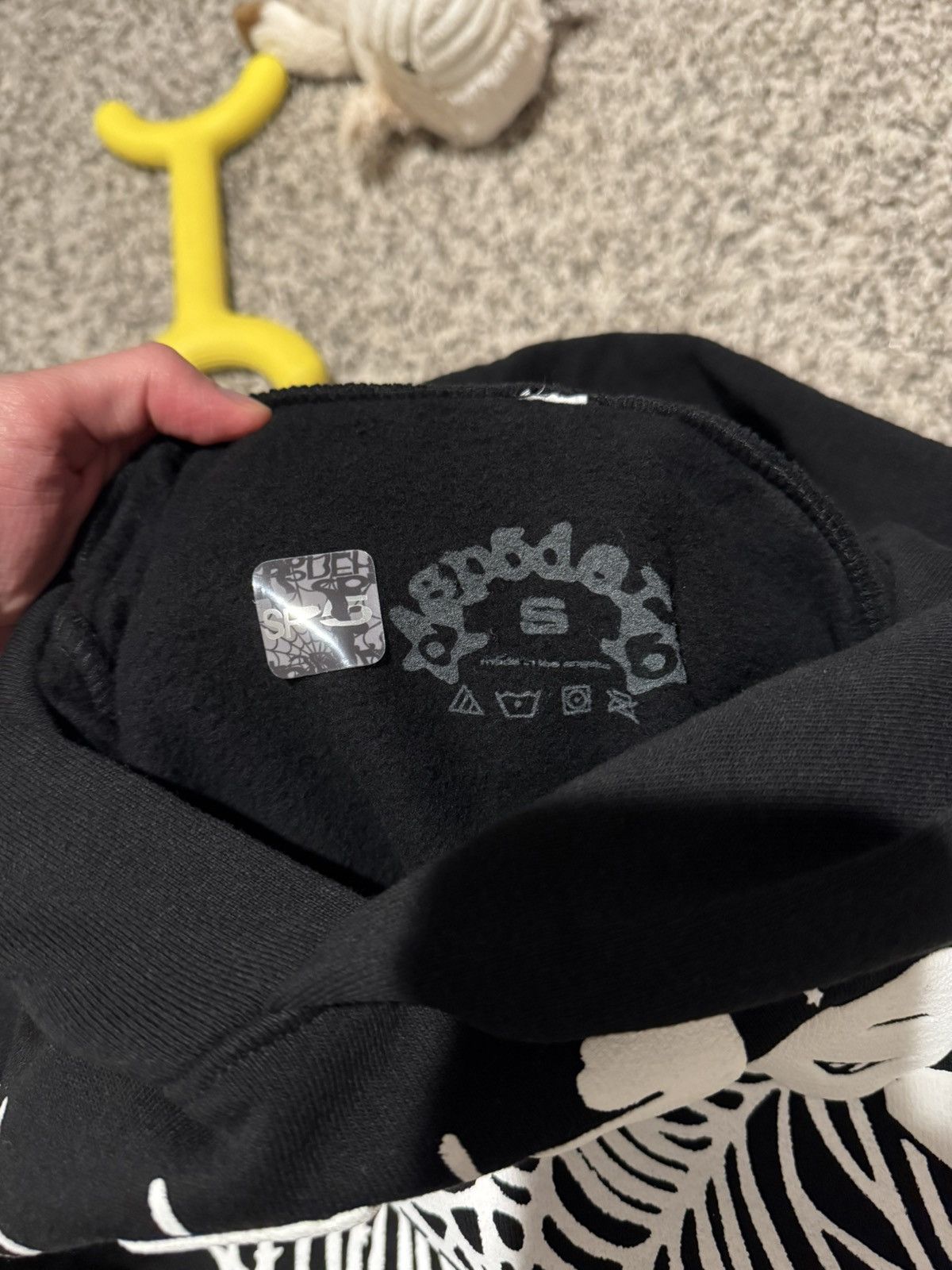 Sp5der SP5DER OG WEB HOODIE | BLACK Size US S / EU 44-46 / 1 - 6 Thumbnail