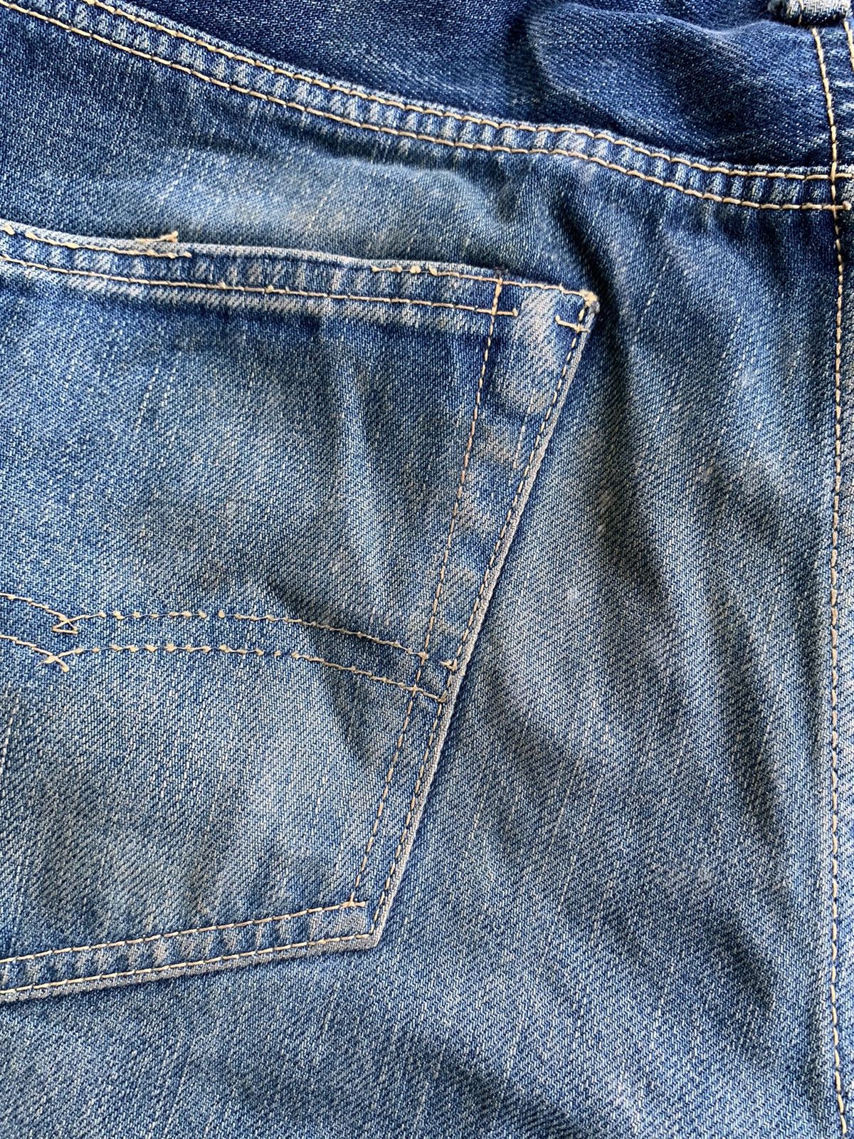Japanese Brand × Kapital × Vintage Eight-G 880 Redline Selvedge Distressed Denim Size US 32 / EU 48 - 20 Thumbnail
