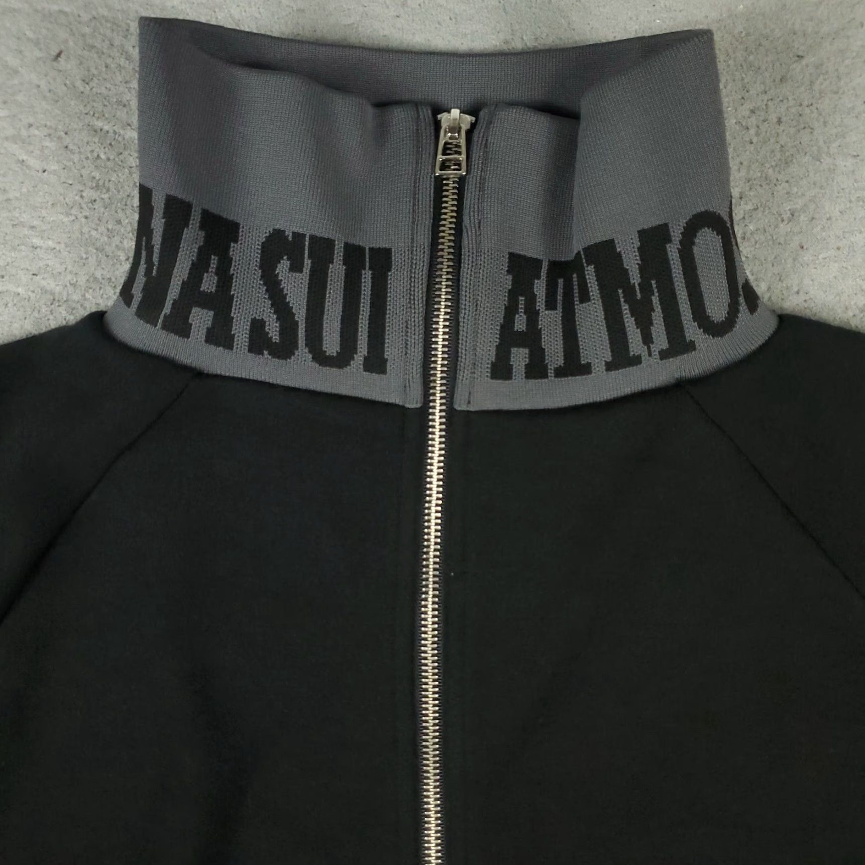 Vintage Atmos Jacket Mens Size Medium Black Full Zip Track Jacket Size US M / EU 48-50 / 2 - 2 Thumbnail