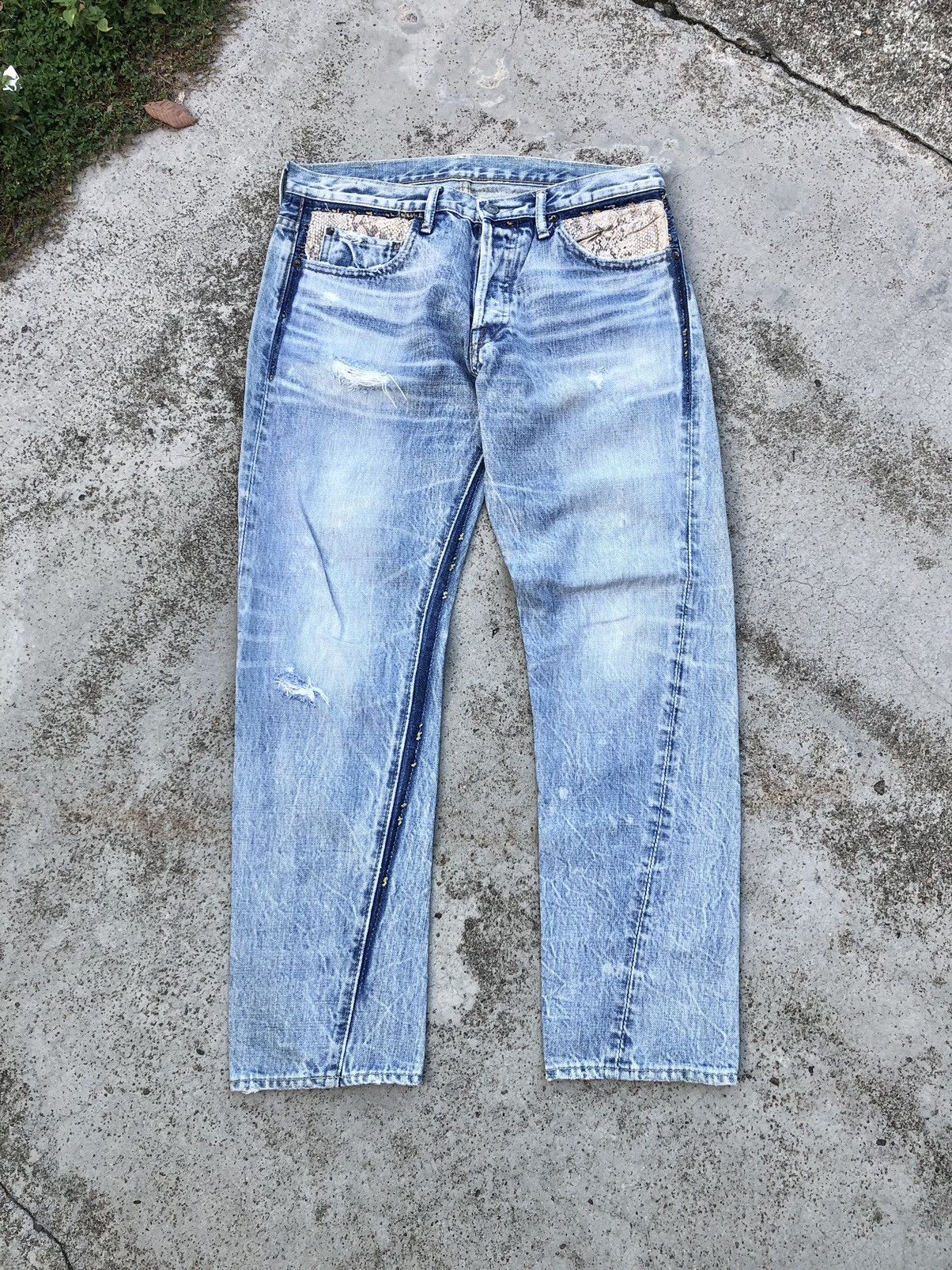 Japanese Brand RNA TRANSFORM &NEW BLUE JEANS Size US 31 - 1 Thumbnail