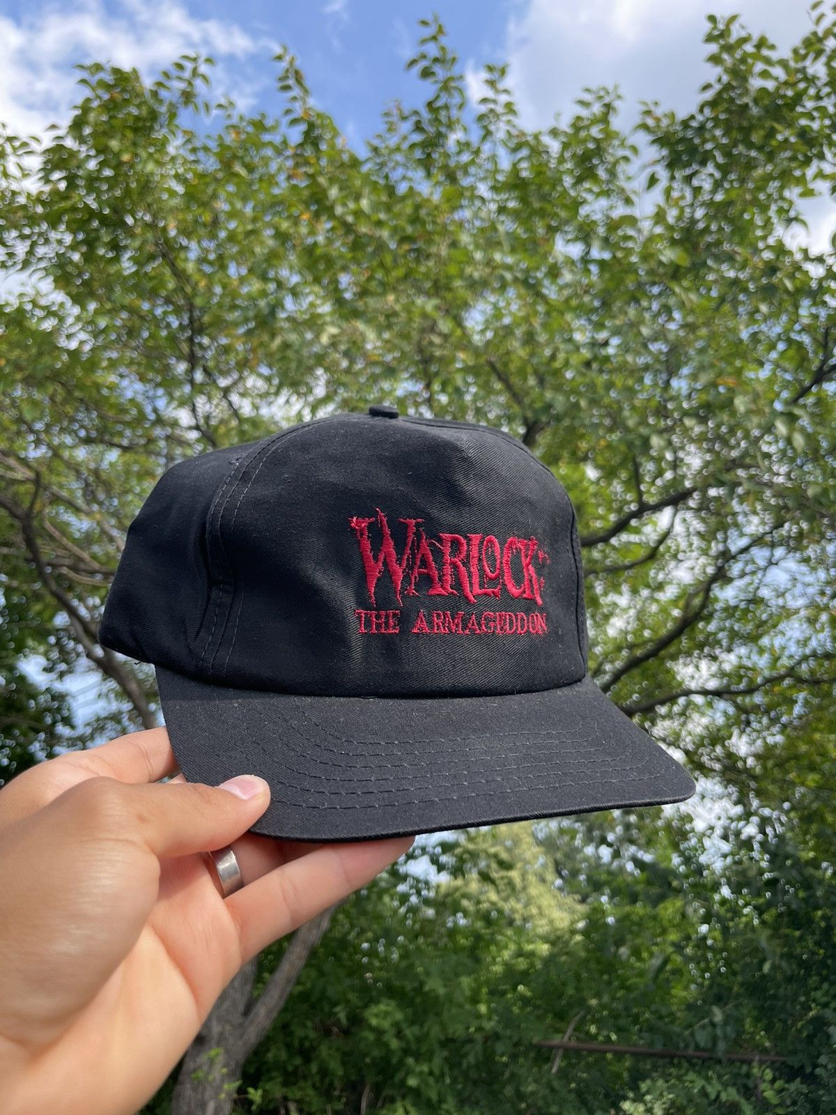 Vintage Vintage 1993 Warlock The Armageddon Move Promo Snapback Hat Size ONE SIZE - 1 Thumbnail