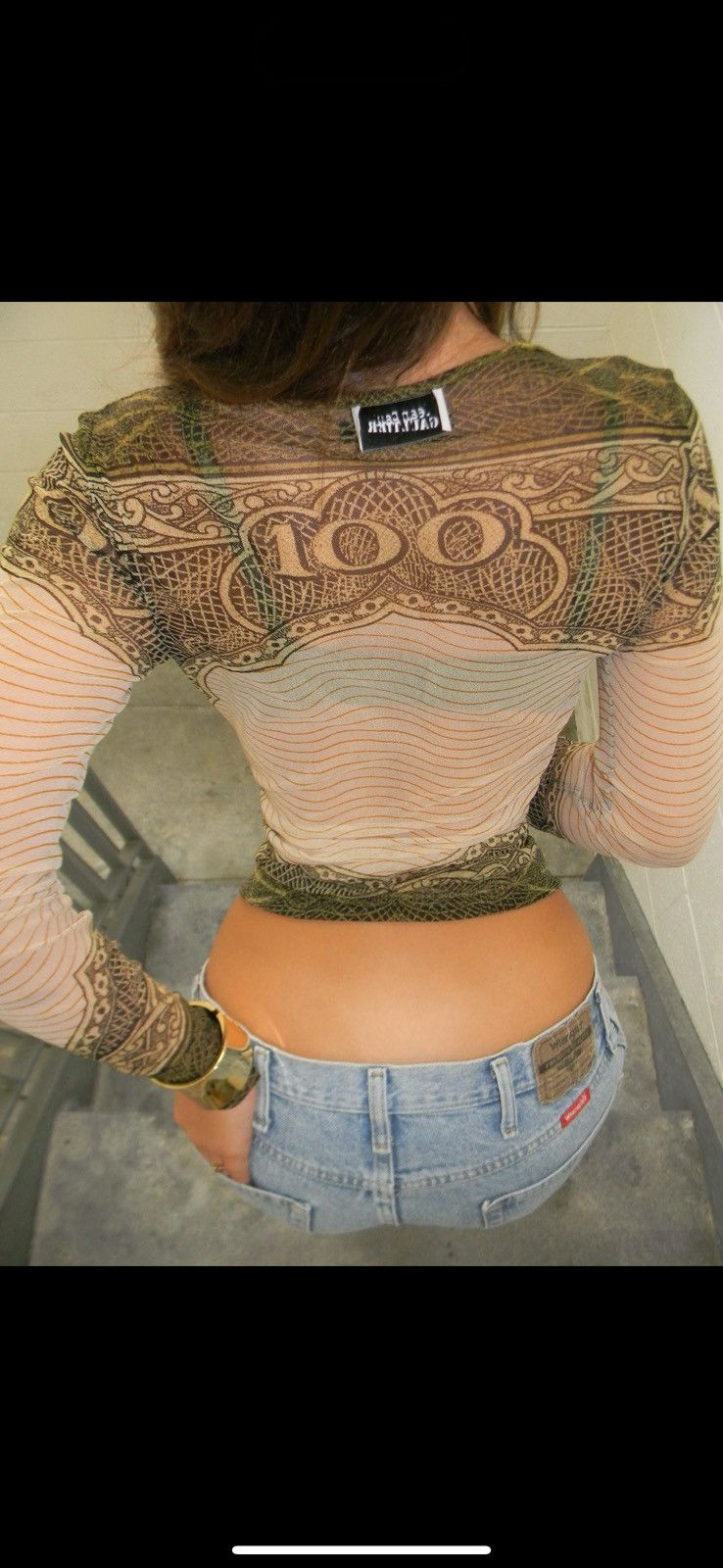 Jean Paul Gaultier × Vintage “Cartouche” jean Paul long sleeve Size M / US 6-8 / IT 42-44 - 3 Thumbnail