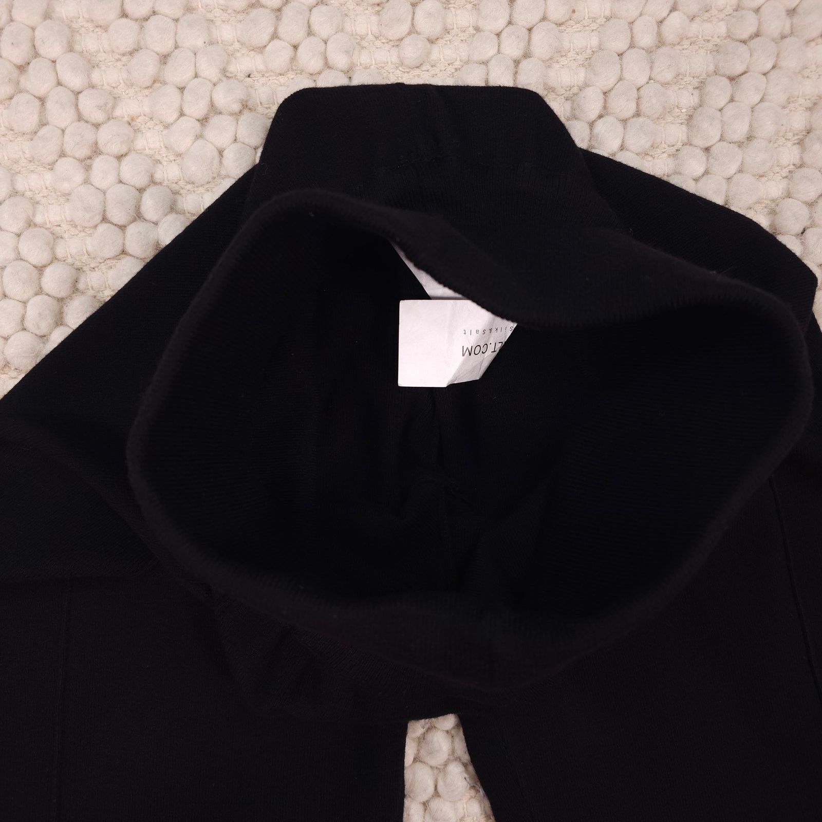 Other NWT Silk & Salt Luxe Lounge Pants Sweater Knit Black Small Size 28" / US 6 / IT 42 - 4 Thumbnail