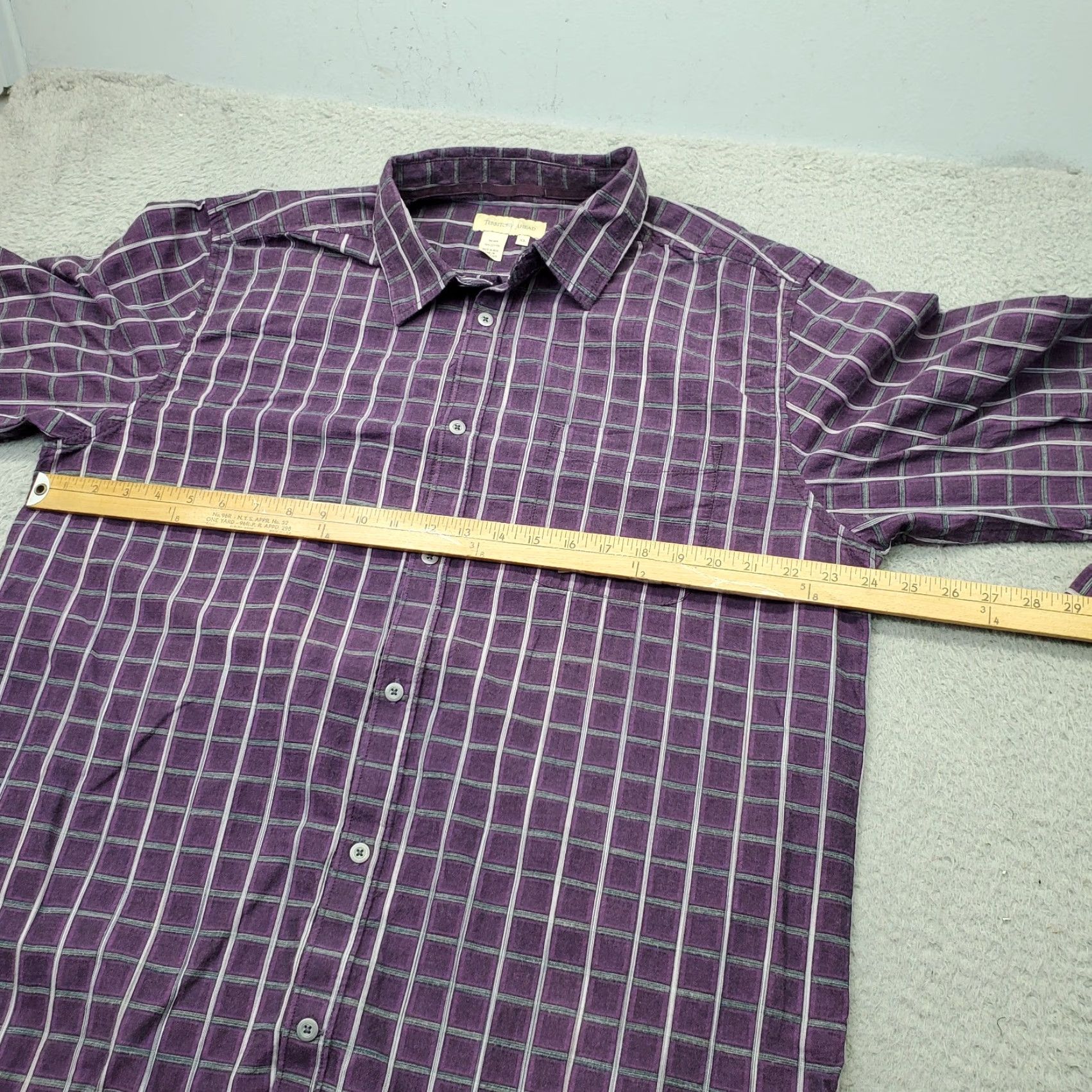 The Territory Ahead Territory Ahead Shirt Mens XL Multicolor Plaid Button-Up Long Sleeve Regular Fit EUC Size US XL / EU 56 / 4 - 4 Thumbnail