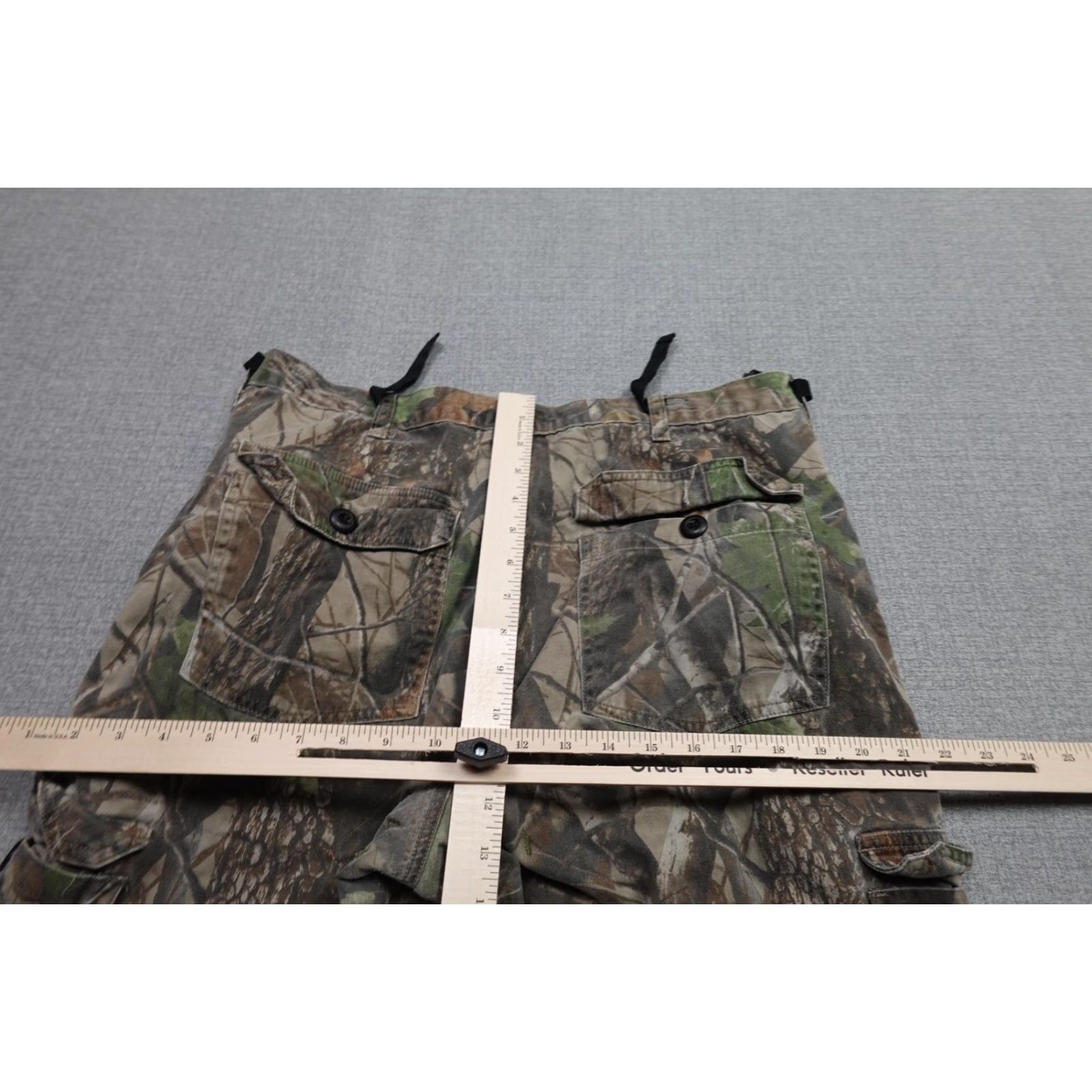 Vintage VINTAGE Outfitters Ridge Camo Cargo Pants Mens 38x30 Cargo Pants Men 38x30 Green Camouflage Pockets Waist 38 Size US 33 - 6 Thumbnail