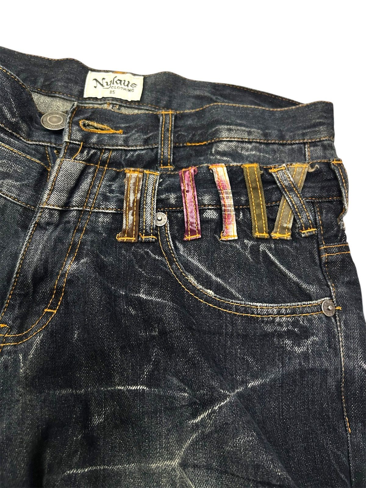 Japanese Brand × Vintage Vintage Nylaus Clothing Japanese Denim Streetstyle Jeans Size US 33 - 6 Thumbnail