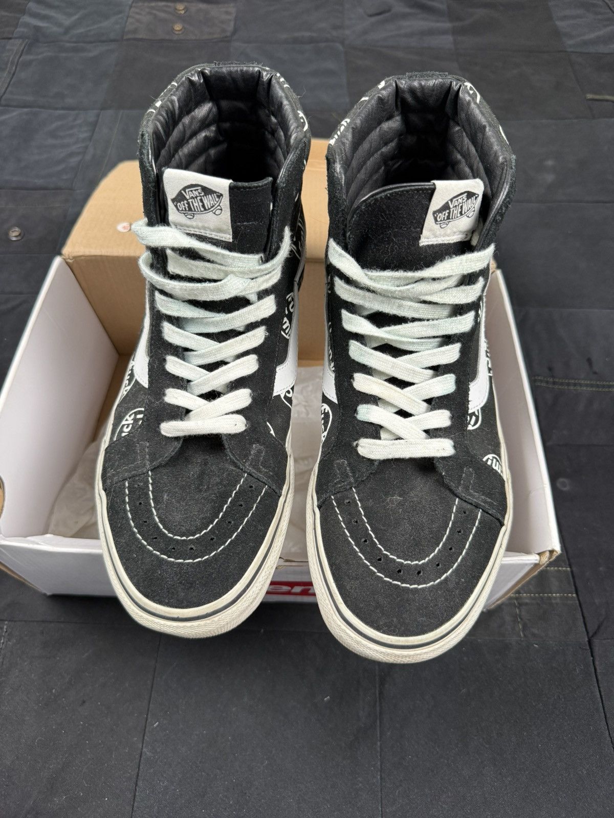 Supreme × Vans Fuck em Sk8-Hi Reissue Size US 9 / EU 42 - 2 Thumbnail