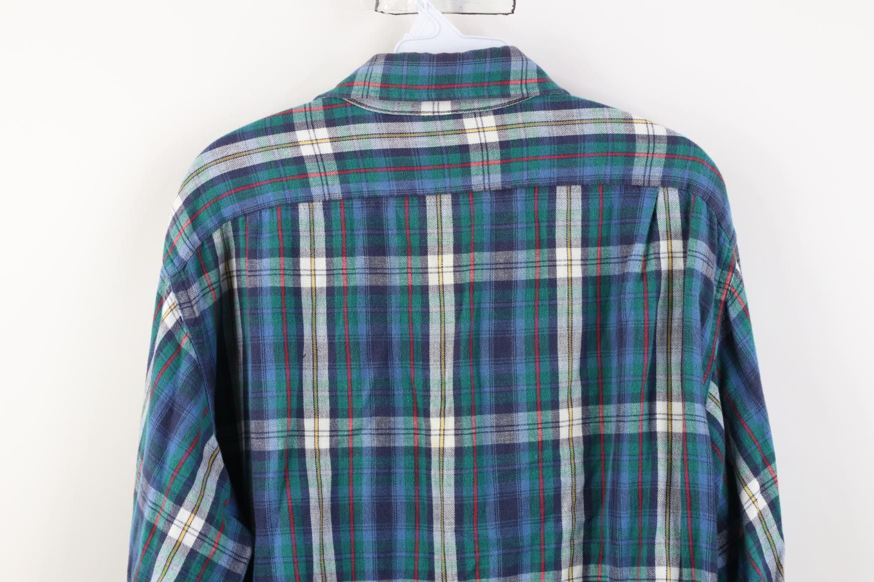 Eddie Bauer Vintage 90s Eddie Bauer Baggy Fit Flannel Button Shirt USA Size US L / EU 52-54 / 3 - 13 Thumbnail