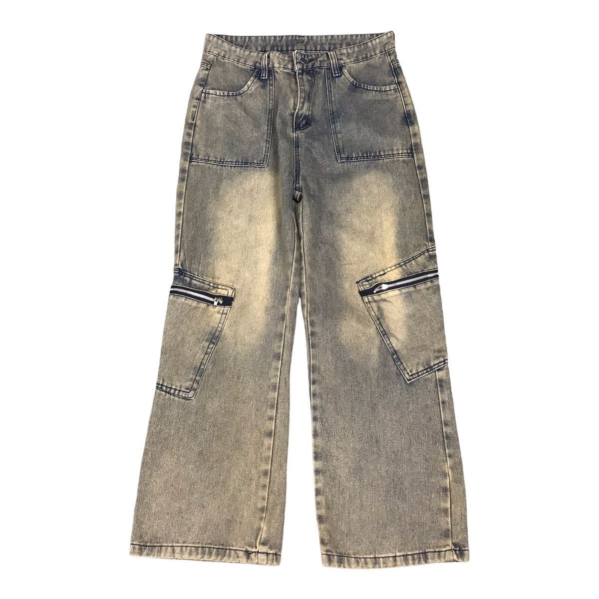 Japanese Brand DENIM RUSTY BAGGY MULTI POCKET JEANS PANTS Size US 29 - 1 Thumbnail
