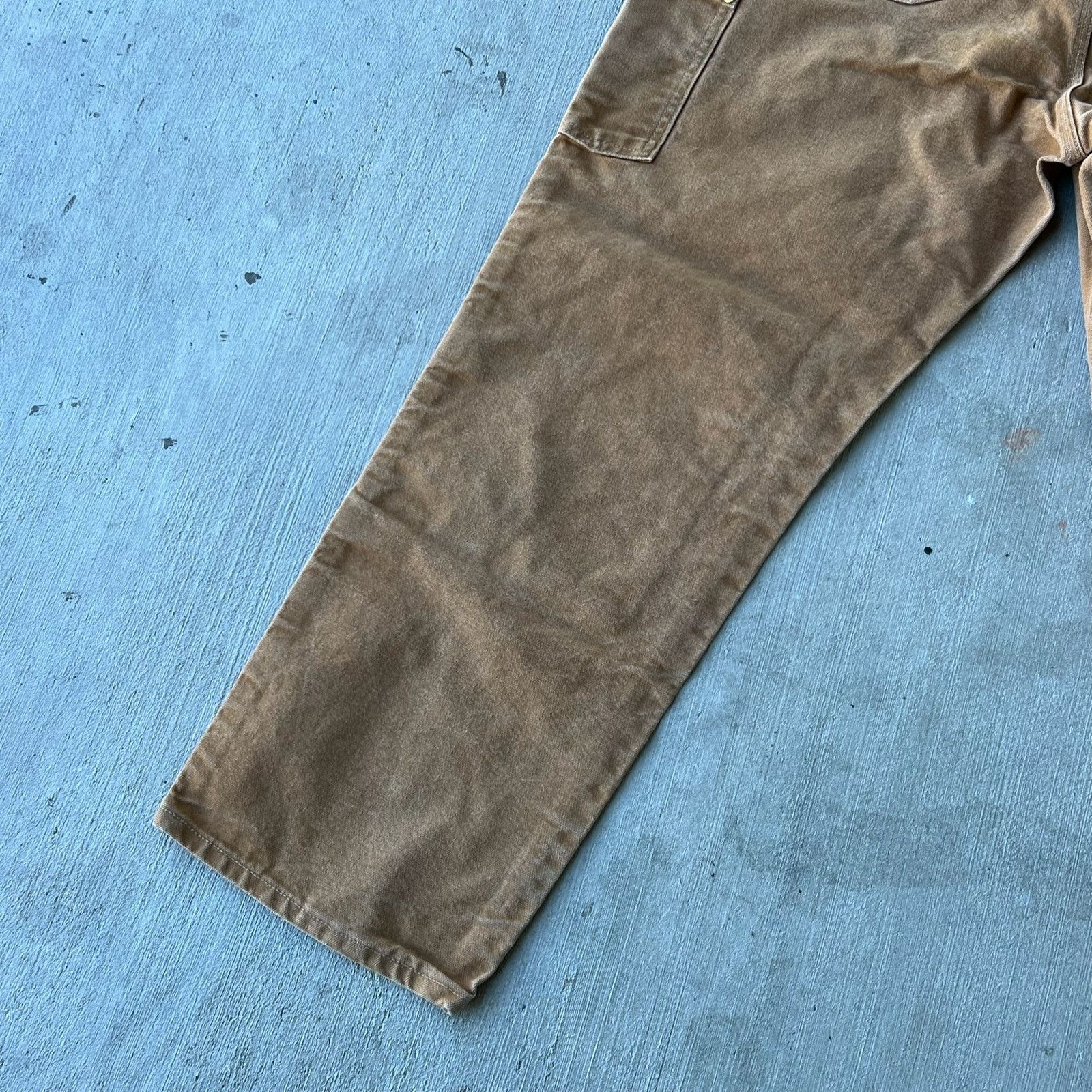 Carhartt × Vintage Carhartt brown double knee work wear carpenter pants Size US 34 / EU 50 - 11 Thumbnail