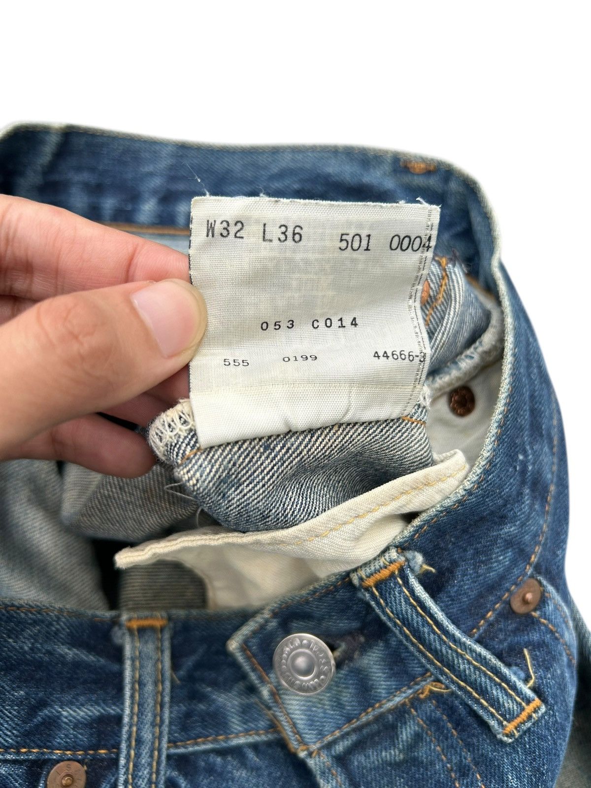 Kapital × Levi's × Vintage Vintage Levi's 501XX Selvedge Reconstructed Repair Denim Size US 31 - 9 Thumbnail