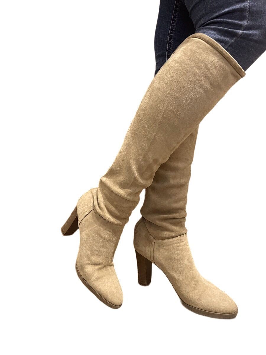 Loro Piana Loro Piana Sharmaine Suede High Knee Boots EU 38 Size US 8 / IT 38 - 1 Thumbnail