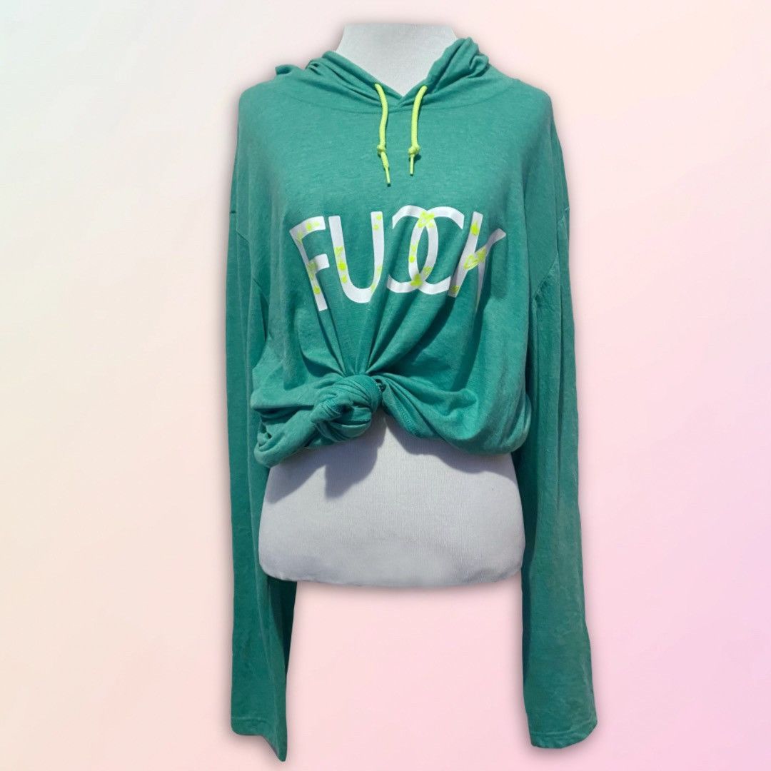 Other Neon, Custom, Glow In The Dark, F Word, Hooded Unisex Tee Size XL / US 12-14 / IT 48-50 - 1 Thumbnail