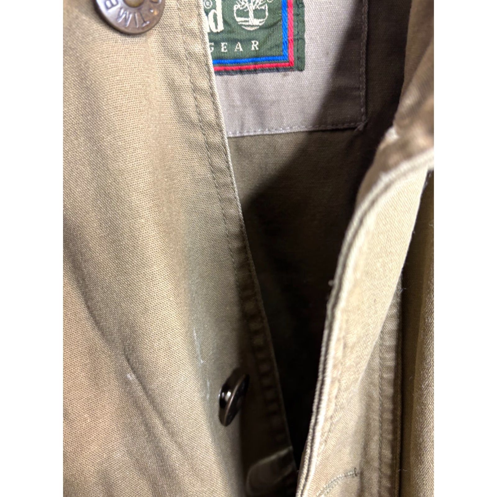 Timberland VINTAGE Timberland Weather Gear Jacket Mens Chore Utility 90s Green L Regular Full Zip Weathergear Outdoor Size US L / EU 52-54 / 3 - 4 Thumbnail