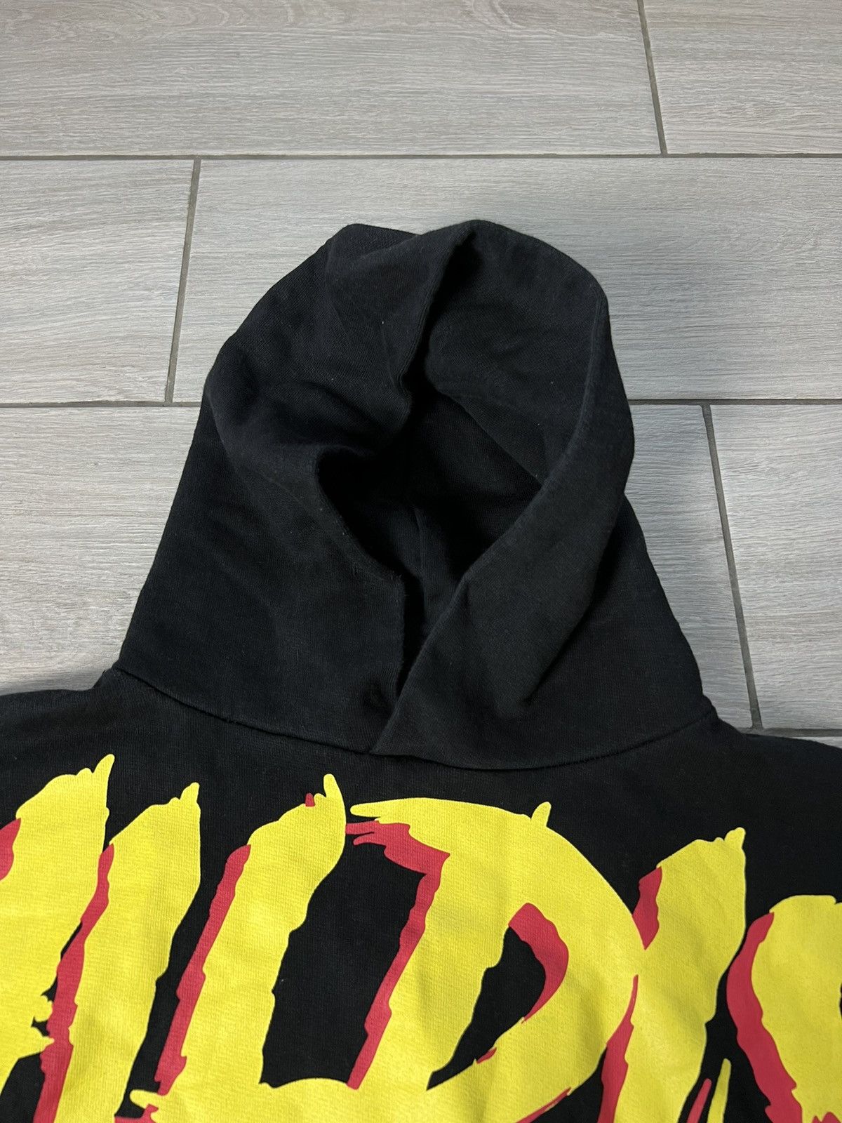 Vintage Childish Vintage Black Overprint Print Hoodie Oversized Size US S / EU 44-46 / 1 - 8 Thumbnail