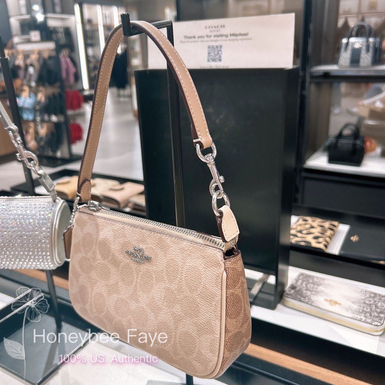 Coach Nolita 19 In Blocked Signature Canvas CY236 Size ONE SIZE - 2 Thumbnail