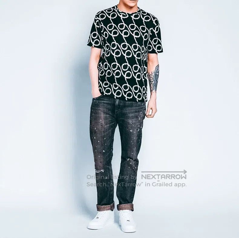 Neighborhood Neighborhood size L SLAM JAM Washed Splatter Denim Pants Size US 27 - 7 Thumbnail