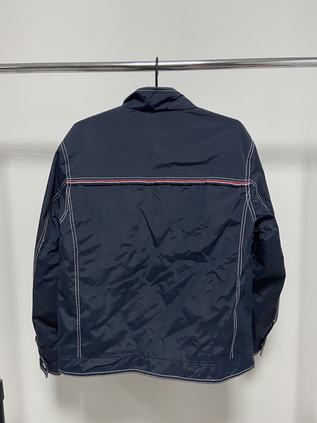 Vintage Harrison Gibson Racing Team Jacket Vintage Big Logo Nylon Size US L / EU 52-54 / 3 - 3 Thumbnail