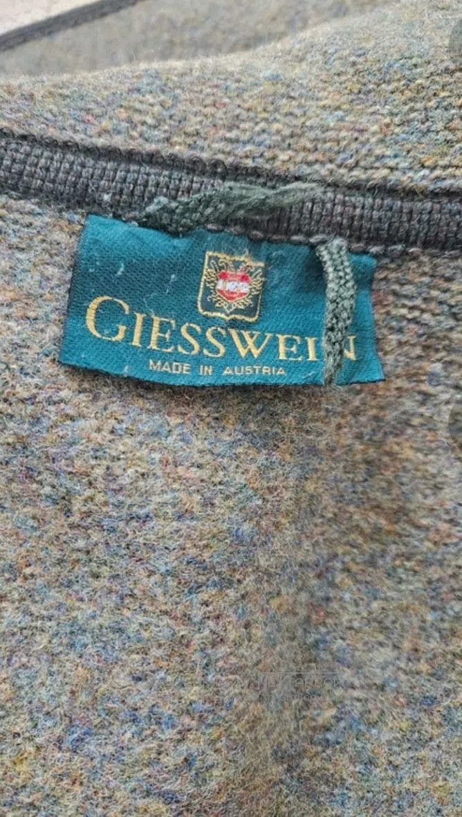 GIESSWEIN GIESSWEIN Puppy Print Wool Hooded Coat. Size XXL / US 16-18 / IT 52-54 - 4 Thumbnail
