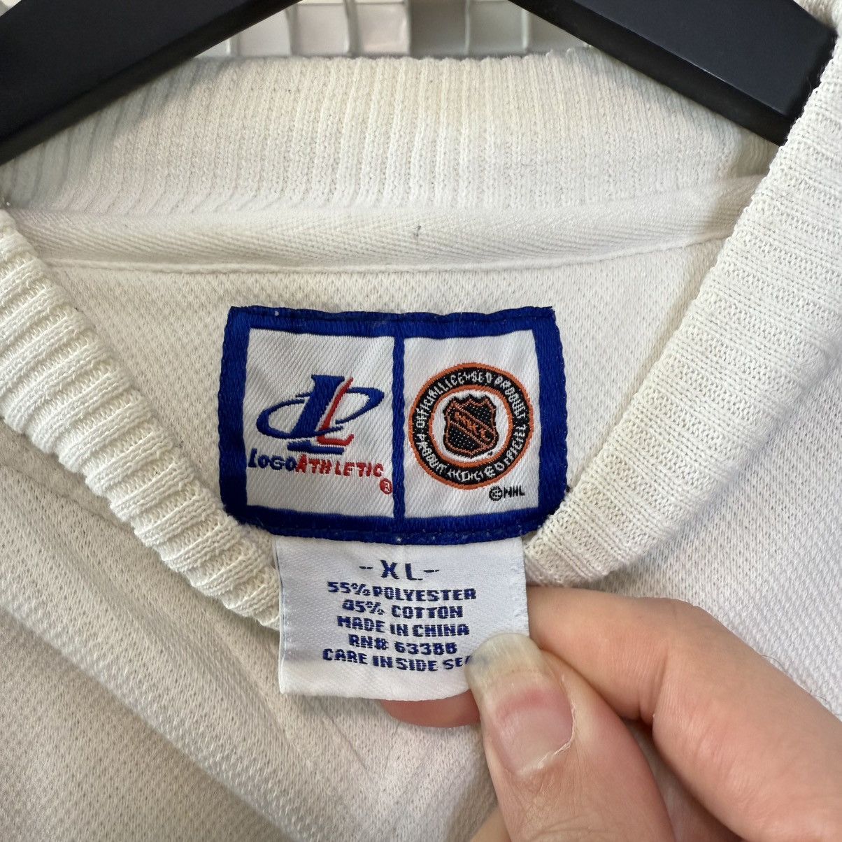 Logo Athletic × Vintage Vintage New York Rangers crewneck Sweater XL Logo Athletic Size US XL / EU 56 / 4 - 5 Thumbnail