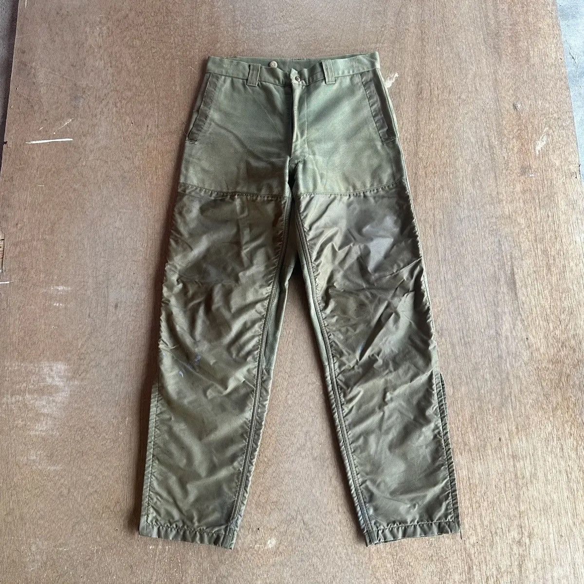 DAIWA STEALS💥90’s Vintage TIMBERLINE DoubleKnee Rusty Dirty Pants Size US 29 - 2 Thumbnail
