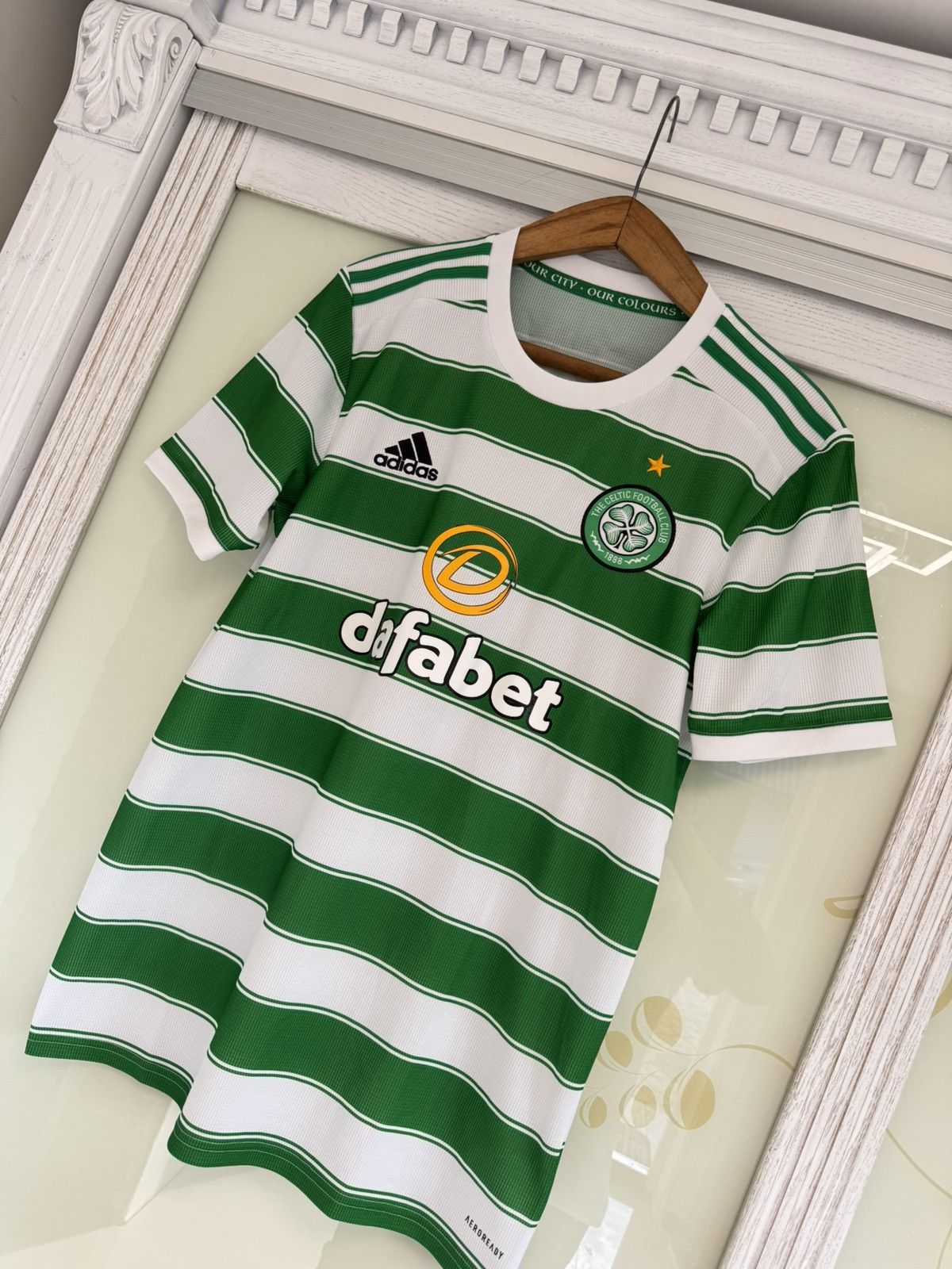Adidas Celtic 2021-2022 Home Soccer Jersey Football Kit Shirt Size US M / EU 48-50 / 2 - 3 Thumbnail