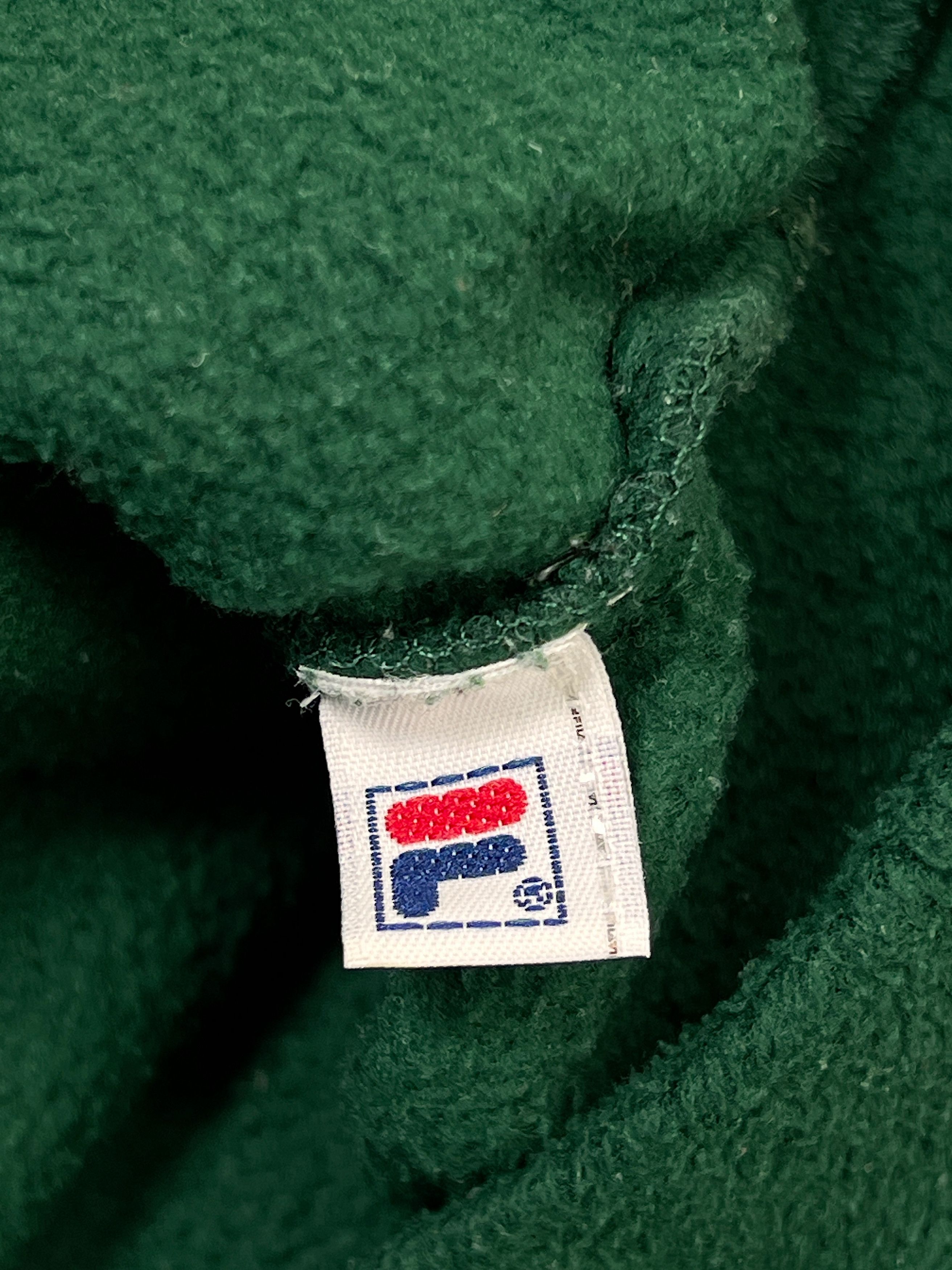 Fila × Vintage Vintage Fila Fleece Hoodie & Nylon Trims Size US L / EU 52-54 / 3 - 14 Thumbnail