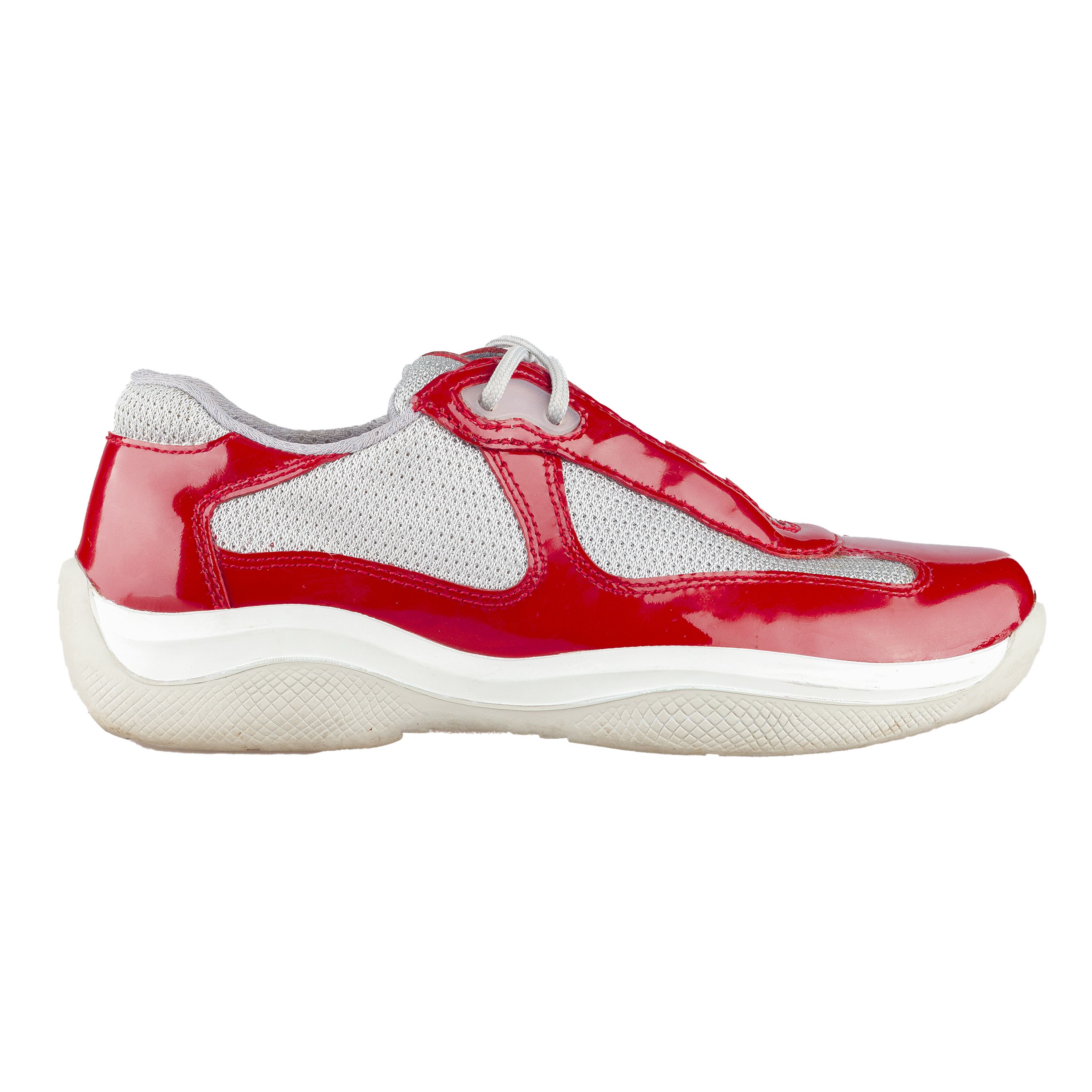 Prada Prada America’s Cup Red Vintage Sneakers (35.5 IT / 36,5 EU) Size US 5.5 / IT 35.5 - 5 Thumbnail