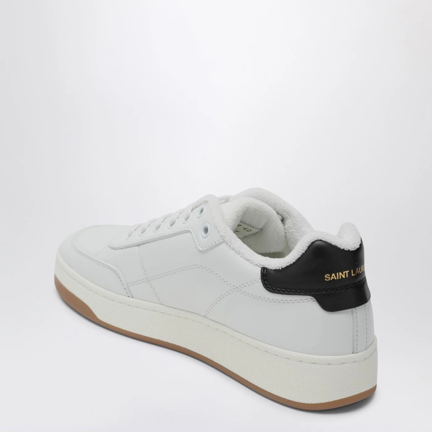 Saint Laurent Paris o1d2blof0526 SL/61 Low-Top Sneakers in White Size US 7.5 / IT 37.5 - 4 Thumbnail