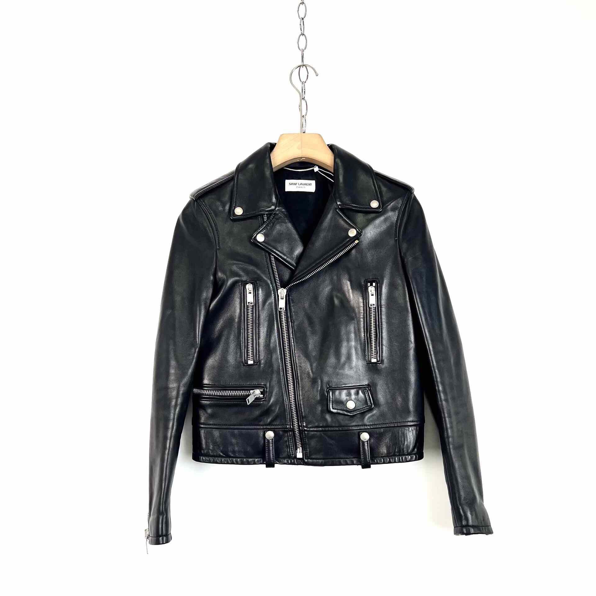Saint Laurent Paris Saint Laurent Classic Leather Biker Jacket Size US M / EU 48-50 / 2 - 1 Thumbnail