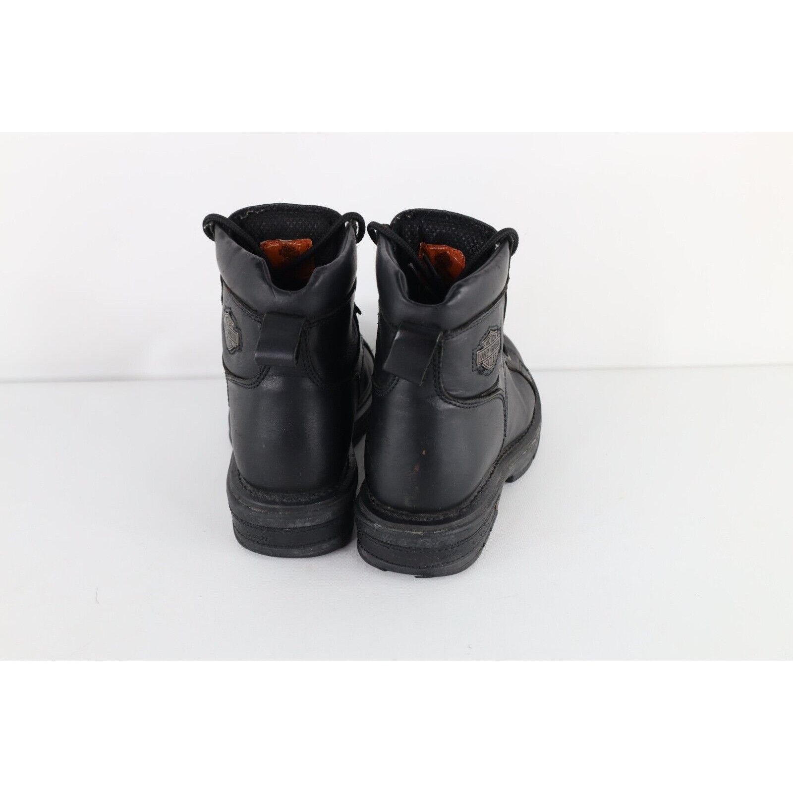Harley Davidson × Vintage Vintage 90s Harley Davidson Spell Out Leather Boots Size US 7.5 / IT 37.5 - 7 Thumbnail