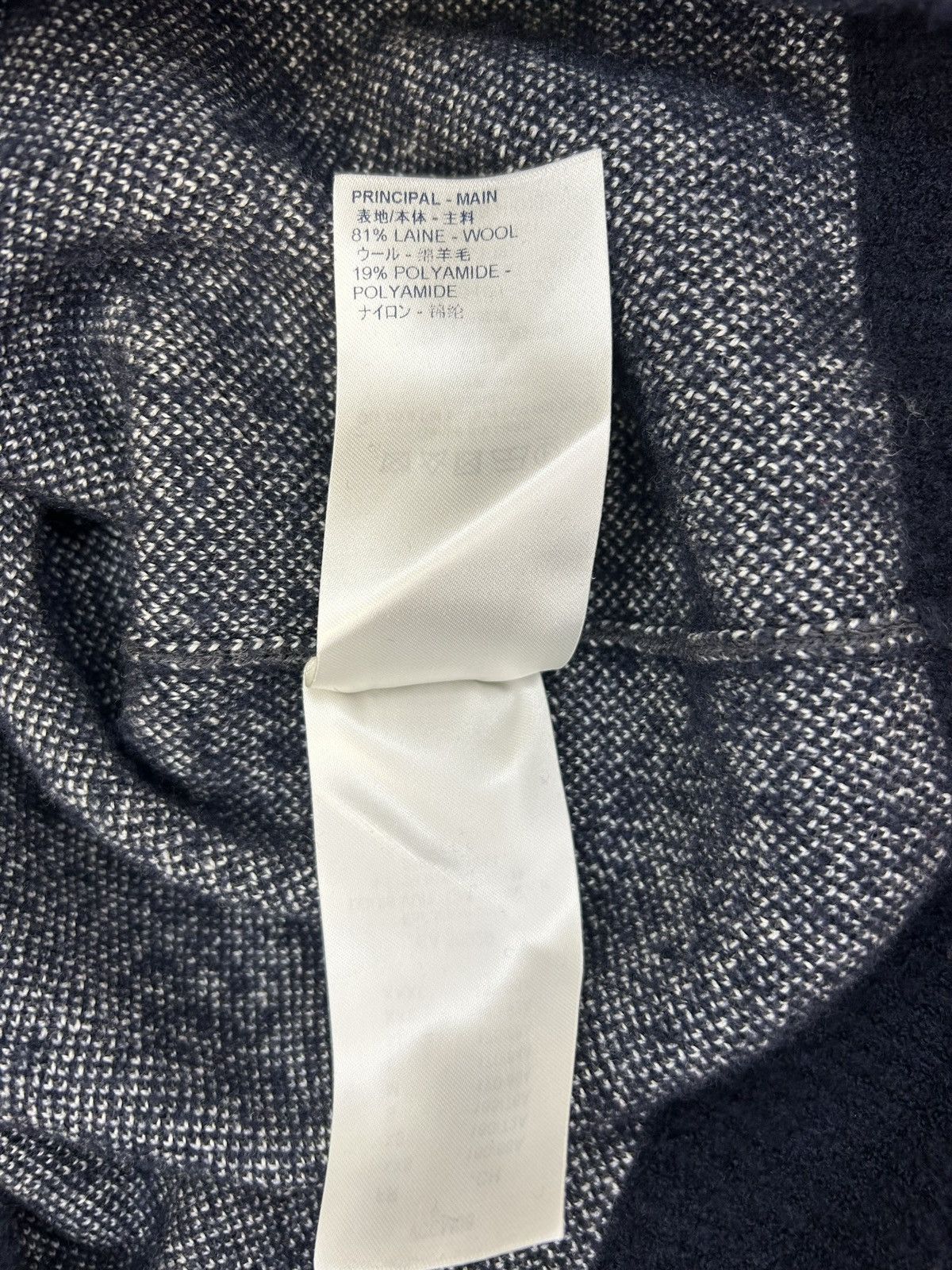 Louis Vuitton LOUIS VUITTON DISTRESSED FLOCK MONOGRAM LOGO - NAVY Size US S / EU 44-46 / 1 - 6 Thumbnail
