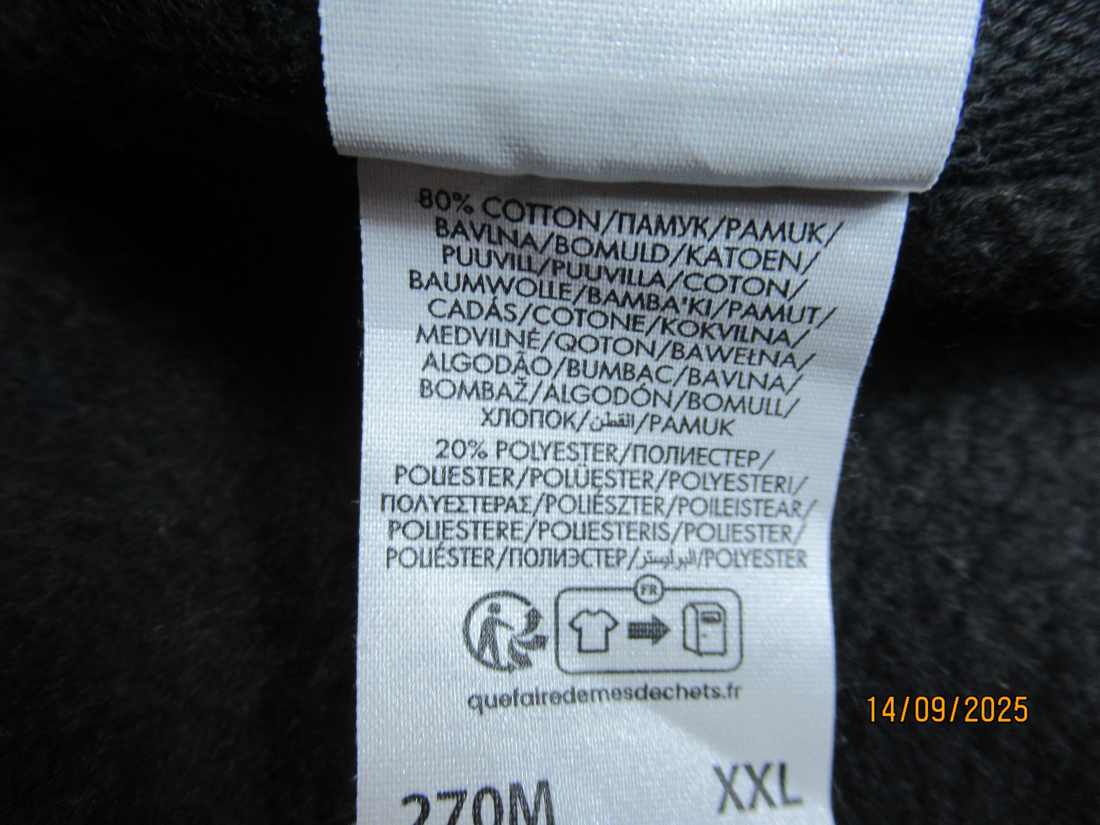 Other TV series "Wednesday" 2 black sweatshirt Size US XXL / EU 58 / 5 - 5 Thumbnail